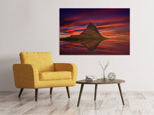 Laden Sie das Bild in den Galerie-Viewer, Leinwandbild Kirkjufell bei Sonnenuntergang