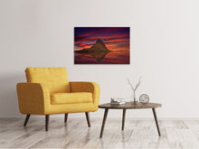 Laden Sie das Bild in den Galerie-Viewer, Leinwandbild Kirkjufell bei Sonnenuntergang