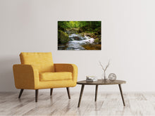 Laden Sie das Bild in den Galerie-Viewer, Leinwandbild Entspannung am Wasserfall