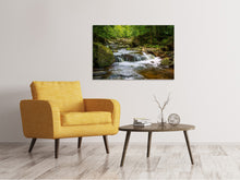 Laden Sie das Bild in den Galerie-Viewer, Leinwandbild Entspannung am Wasserfall