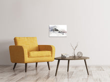 Laden Sie das Bild in den Galerie-Viewer, Leinwandbild Ein Winter in den Bergen