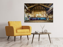 Laden Sie das Bild in den Galerie-Viewer, Leinwandbild Loft Graffiti