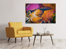 Laden Sie das Bild in den Galerie-Viewer, Leinwandbild Coole Wandbemalung