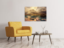Laden Sie das Bild in den Galerie-Viewer, Leinwandbild Lichtspektakel am Meer