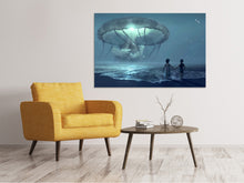 Laden Sie das Bild in den Galerie-Viewer, Leinwandbild Fantasie Wasserwelt