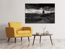 Laden Sie das Bild in den Galerie-Viewer, Leinwandbild Kleine Kirche im Gebirge
