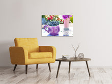 Laden Sie das Bild in den Galerie-Viewer, Leinwandbild Süsse Blaubeeren