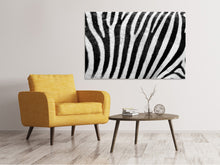 Laden Sie das Bild in den Galerie-Viewer, Leinwandbild Streifen vom Zebra