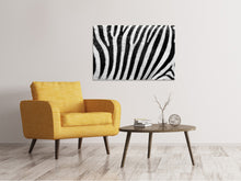 Laden Sie das Bild in den Galerie-Viewer, Leinwandbild Streifen vom Zebra