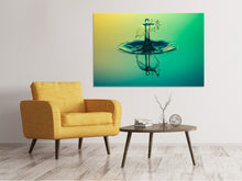 Laden Sie das Bild in den Galerie-Viewer, Leinwandbild Der faszinierende Wassertropfen
