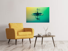 Laden Sie das Bild in den Galerie-Viewer, Leinwandbild Der faszinierende Wassertropfen