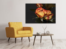 Laden Sie das Bild in den Galerie-Viewer, Leinwandbild Rosen der Romantik