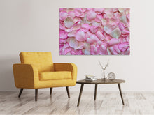 Laden Sie das Bild in den Galerie-Viewer, Leinwandbild Rosenblüten in rosa