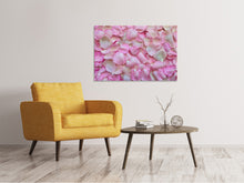 Laden Sie das Bild in den Galerie-Viewer, Leinwandbild Rosenblüten in rosa