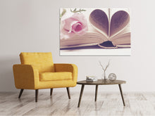 Laden Sie das Bild in den Galerie-Viewer, Leinwandbild Das Buch der Liebe