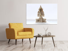 Laden Sie das Bild in den Galerie-Viewer, Leinwandbild Skulptur eines Buddhas