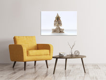 Laden Sie das Bild in den Galerie-Viewer, Leinwandbild Skulptur eines Buddhas
