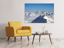 Laden Sie das Bild in den Galerie-Viewer, Leinwandbild Fantastischer Ausblick auf die Gipfel