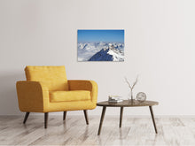 Laden Sie das Bild in den Galerie-Viewer, Leinwandbild Fantastischer Ausblick auf die Gipfel