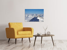 Laden Sie das Bild in den Galerie-Viewer, Leinwandbild Fantastischer Ausblick auf die Gipfel
