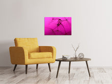 Laden Sie das Bild in den Galerie-Viewer, Leinwandbild Pusteblume in pink