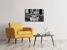 Laden Sie das Bild in den Galerie-Viewer, Leinwandbild Retro Motorroller