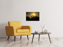 Laden Sie das Bild in den Galerie-Viewer, Leinwandbild Klettern in den Bergen