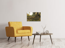 Laden Sie das Bild in den Galerie-Viewer, Leinwandbild Arbeiten im Wald