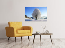 Laden Sie das Bild in den Galerie-Viewer, Leinwandbild Winter Märchen