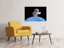 Laden Sie das Bild in den Galerie-Viewer, Leinwandbild Im Raumanzug