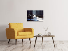 Laden Sie das Bild in den Galerie-Viewer, Leinwandbild Ein Weg im Schnee
