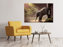 Laden Sie das Bild in den Galerie-Viewer, Leinwandbild Das Elefantenbaby
