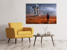 Laden Sie das Bild in den Galerie-Viewer, Leinwandbild Fantasie Mammute