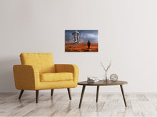 Laden Sie das Bild in den Galerie-Viewer, Leinwandbild Fantasie Mammute