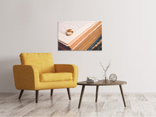 Laden Sie das Bild in den Galerie-Viewer, Leinwandbild Die goldenen Eheringe