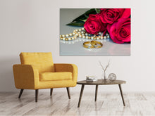 Laden Sie das Bild in den Galerie-Viewer, Leinwandbild Die Ringe der Liebe