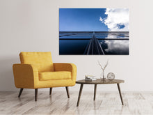Laden Sie das Bild in den Galerie-Viewer, Leinwandbild Spiegelung von Wolken