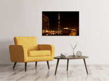 Laden Sie das Bild in den Galerie-Viewer, Leinwandbild Nachts in Dubai