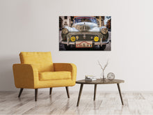 Laden Sie das Bild in den Galerie-Viewer, Leinwandbild Bereit zur Oldtimer Rally