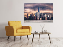 Laden Sie das Bild in den Galerie-Viewer, Leinwandbild Seattle bei Sonnenuntergang