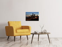 Laden Sie das Bild in den Galerie-Viewer, Leinwandbild Sonnenuntergang in Seattle