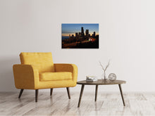 Laden Sie das Bild in den Galerie-Viewer, Leinwandbild Sonnenuntergang in Seattle