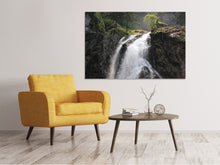 Laden Sie das Bild in den Galerie-Viewer, Leinwandbild Der Gollinger Wasserfall