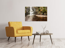 Laden Sie das Bild in den Galerie-Viewer, Leinwandbild Schöner Ausblick auf den Wasserfall