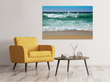 Laden Sie das Bild in den Galerie-Viewer, Leinwandbild Wundervolle Brandung