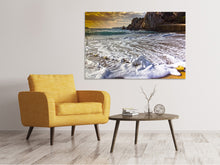 Laden Sie das Bild in den Galerie-Viewer, Leinwandbild Schaumkronen