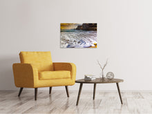 Laden Sie das Bild in den Galerie-Viewer, Leinwandbild Schaumkronen