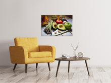 Laden Sie das Bild in den Galerie-Viewer, Leinwandbild Frisches Gemüse XL