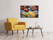 Laden Sie das Bild in den Galerie-Viewer, Leinwandbild Kürbis Arten
