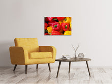 Laden Sie das Bild in den Galerie-Viewer, Leinwandbild Frische Gemüsepaprika